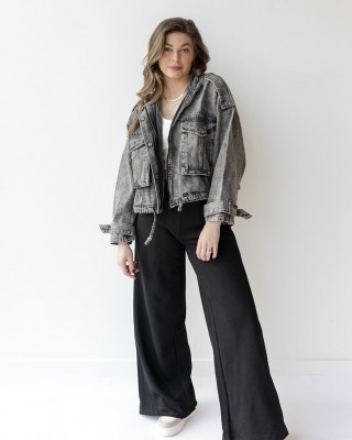 karla oversized denim jacket