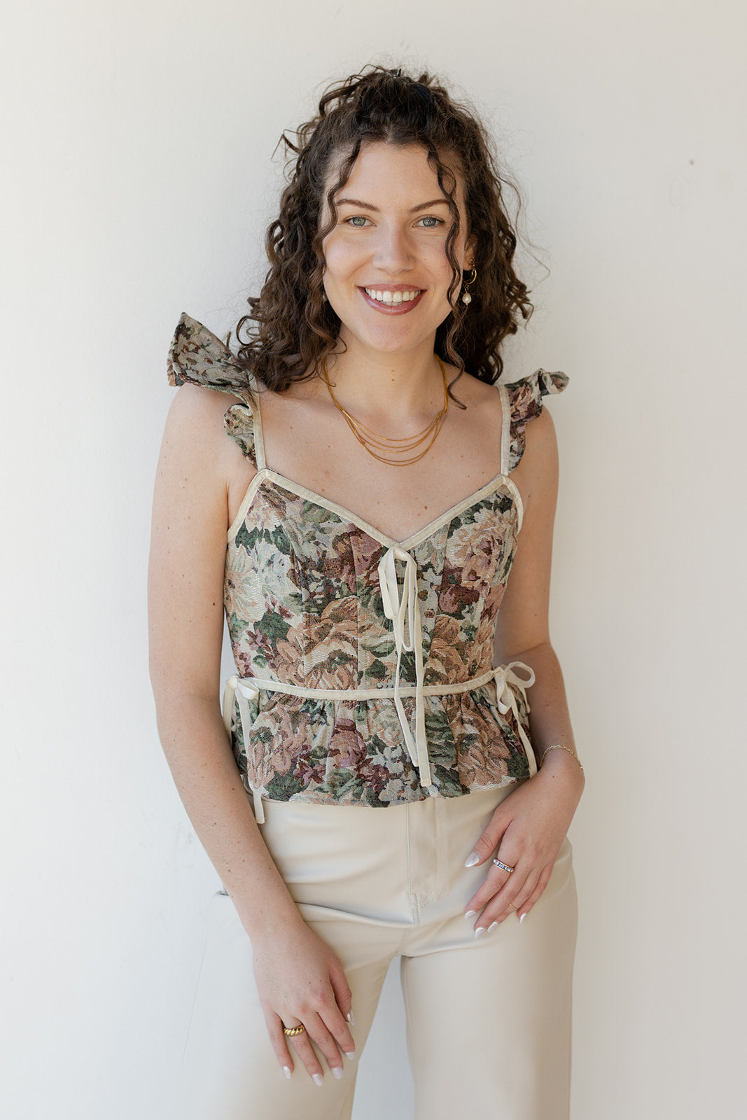 floreana jacquard top floreana jacquard top