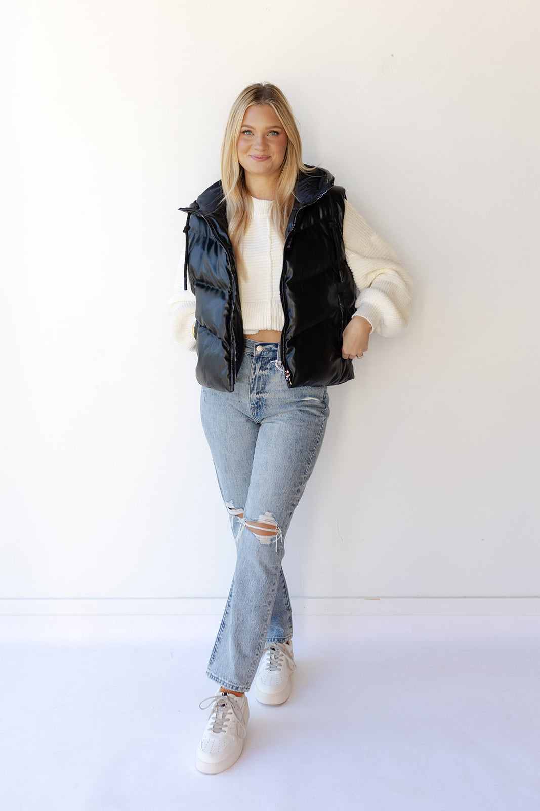 zoya leather vest zoya leather vest