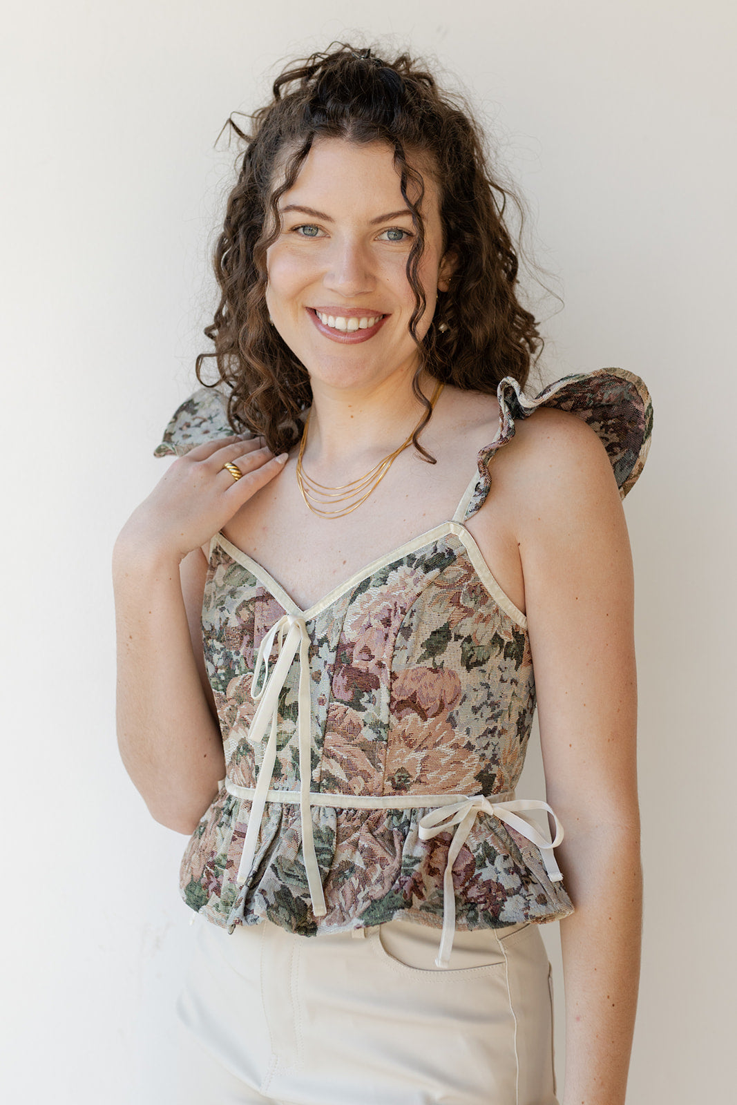 floreana jacquard top floreana jacquard top
